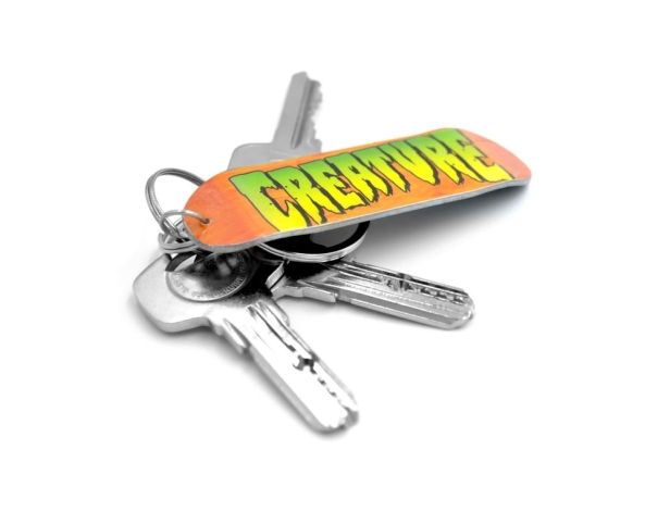 Creature Mini Skateboard Keychain