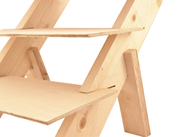 Wooden stands