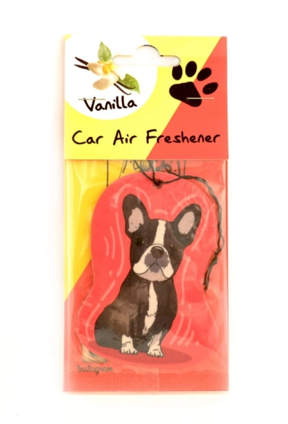 French Bulldog Car Air Freshener Vanilla Smell