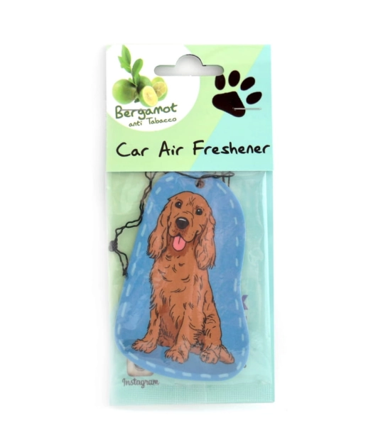 Cocker Spaniel Car Air Freshener - Bergamot Anti Tabacco