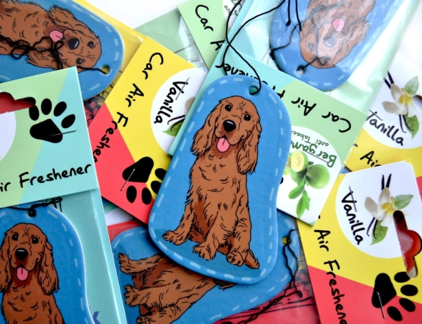 Dog Fresheners - Cocker Spaniel Car Air Freshener
