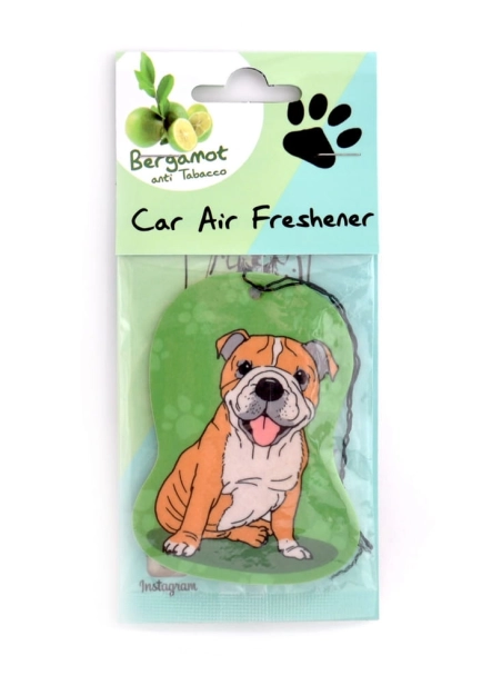 Bulldog Car Air Freshener - Bergamot Smell