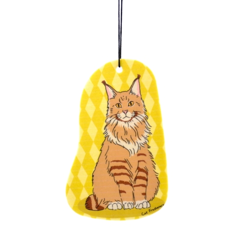 Maine Coon Cat - Car Air Freshener