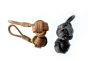 Leather Keychain Black