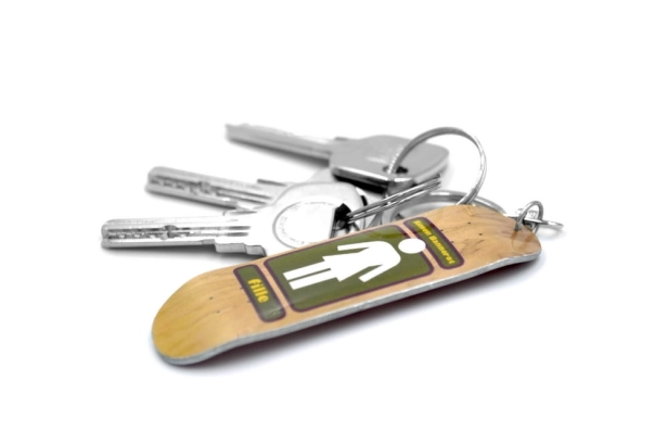 Girl Skateboard Fob
