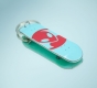 Alien Skateboarding Keychain Gadget