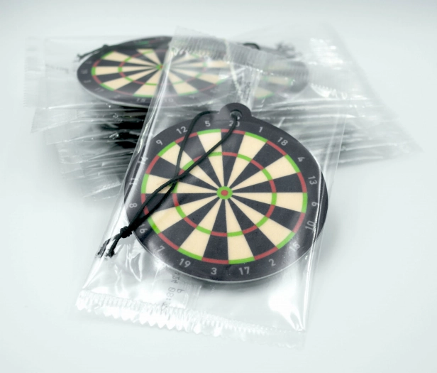 dart car air freshener wrapped