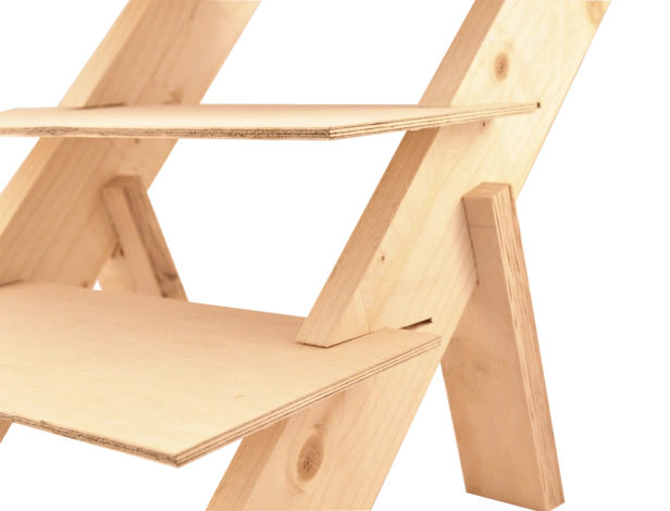 Wooden stands